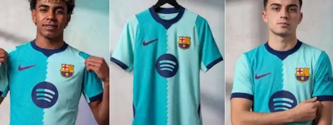 Barcelonas tredjetrøje til sæsonen 2026-27 lækket