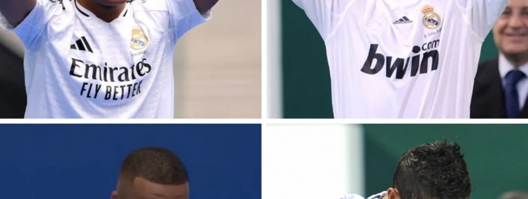 Iført Real Madrid nr. 9 for at hylde Ronaldo!