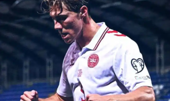 Den danske træner roste den 22-årige Højlund