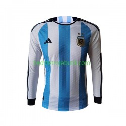 Argentina Mænd Hjemmebane Fodboldtrøje World Cup 2022 Langærmet