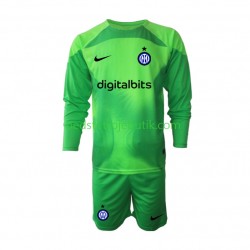 Inter Milan Målmand Børn 3. Valg Fodboldtrøje 2022-2023 Langærmet