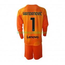 Inter Milan Samir Handanovic 1 Målmand Børn 4. Valg Fodboldtrøje 2022-2023 Langærmet