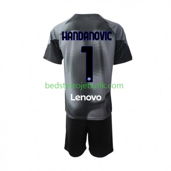Inter Milan Samir Handanovic 1 Målmand Børn Hjemmebane Fodboldtrøje 2022-2023 Kortærmet