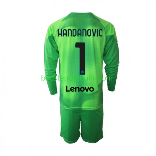 Inter Milan Samir Handanovic 1 Målmand Børn 3. Valg Fodboldtrøje 2022-2023 Langærmet