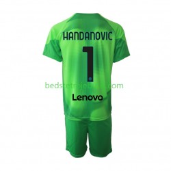 Inter Milan Samir Handanovic 1 Målmand Børn 3. Valg Fodboldtrøje 2022-2023 Kortærmet