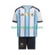 Argentina Børn Hjemmebane Fodboldtrøje World Cup 2026 Kortærmet