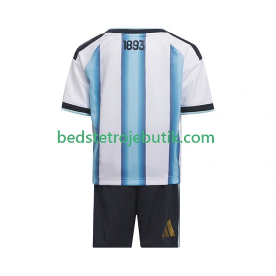 Argentina Børn Hjemmebane Fodboldtrøje World Cup 2026 Kortærmet