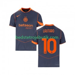 Inter Milan Lautaro Martinez 10 Mænd 3. Valg Fodboldtrøje 2025-2026 Kortærmet