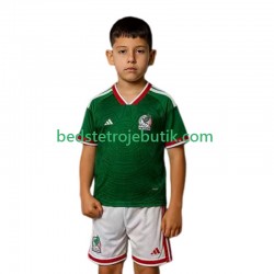 Mexico Børn Hjemmebane Fodboldtrøje World Cup 2026 Kortærmet