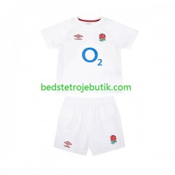 England Børn Hjemmebane Fodboldtrøje Rugby 2024 Kortærmet