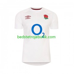 England Mænd Hjemmebane Fodboldtrøje Rugby 2024 Kortærmet