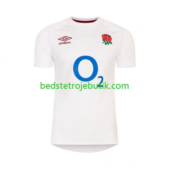 England Mænd Hjemmebane Fodboldtrøje Rugby 2024 Kortærmet