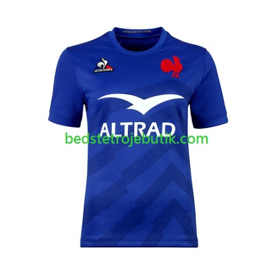 Frankrig Dame Hjemmebane Fodboldtrøje Rugby 2023 Kortærmet