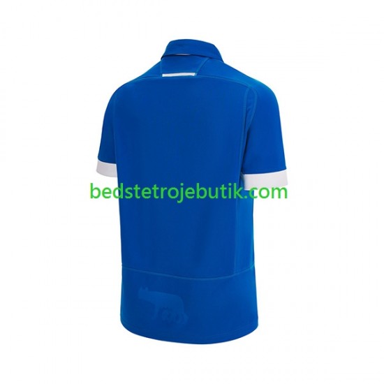 Italien Mænd Hjemmebane Fodboldtrøje Rugby World Cup 2023 Kortærmet