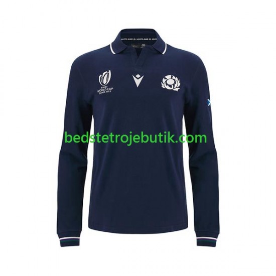 Skotland Mænd Hjemmebane Fodboldtrøje Rugby World Cup 2023 Langærmet
