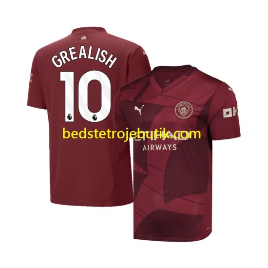 Manchester City Jack Grealish 10 Mænd 3. Valg Fodboldtrøje 2024-2025 Kortærmet