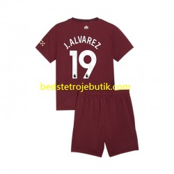 Manchester City Julian Alvarez 19 Børn 3. Valg Fodboldtrøje 2024-2025 Kortærmet