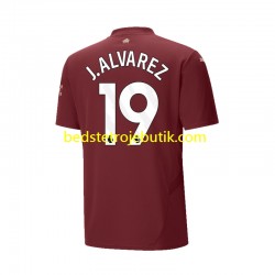 Manchester City Julian Alvarez 19 Mænd 3. Valg Fodboldtrøje 2024-2025 Kortærmet