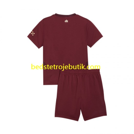 Manchester City Børn 3. Valg Fodboldtrøje 2024-2025 Kortærmet