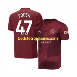 Manchester City Phil Foden 47 Mænd 3. Valg Fodboldtrøje 2024-2025 Kortærmet