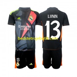 Real Madrid Andriy Lunin 13 Målmand Børn Udebane Fodboldtrøje 2024-2025 Kortærmet