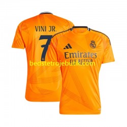 Real Madrid VINI JR 7 Mænd Udebane Fodboldtrøje 2024-2025 Kortærmet