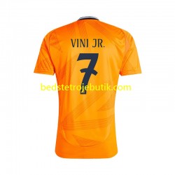 Real Madrid VINI JR 7 Mænd Udebane Fodboldtrøje 2024-2025 Kortærmet