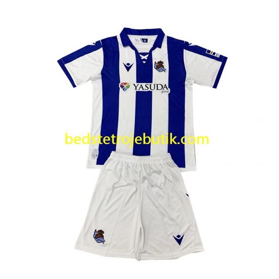 Real Sociedad Børn Hjemmebane Fodboldtrøje 2024-2025 Kortærmet