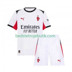 AC Milan Børn Udebane Fodboldtrøje 2025-2026 Kortærmet