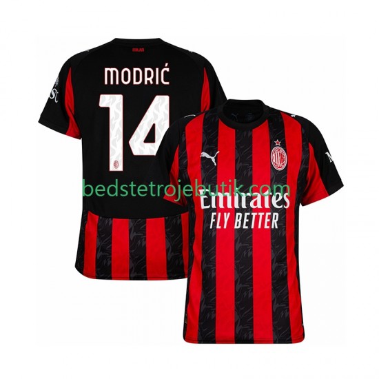 AC Milan Modrić Luca 14 Mænd Hjemmebane Fodboldtrøje 2025-2026 Kortærmet