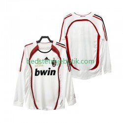 AC Milan 2007 Retro Mænd Udebane Fodboldtrøje 2006 Langærmet