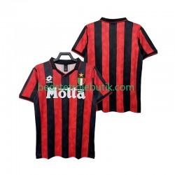 AC Milan 1993 1994 Retro Mænd Hjemmebane Fodboldtrøje Kortærmet