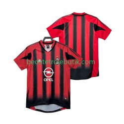 AC Milan 2005 Retro Mænd Hjemmebane Fodboldtrøje 2004 Kortærmet