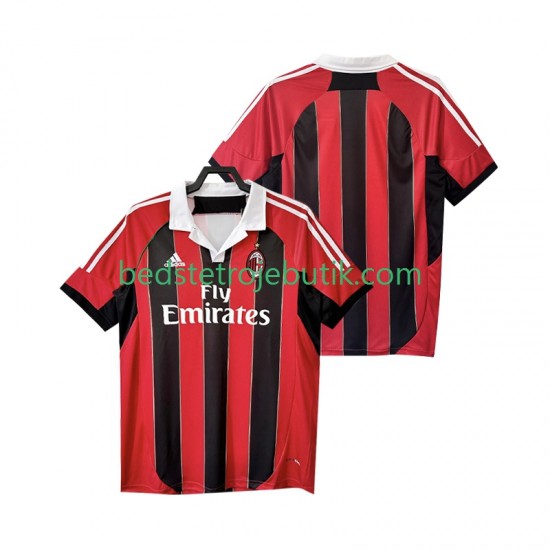 AC Milan 2012 2013 Retro Mænd Hjemmebane Fodboldtrøje Kortærmet
