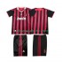 AC Milan 2009 Retro Børn Hjemmebane Fodboldtrøje 2010 Kortærmet