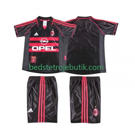 AC Milan Retro Børn 3. Valg Fodboldtrøje 1999 1998 Kortærmet