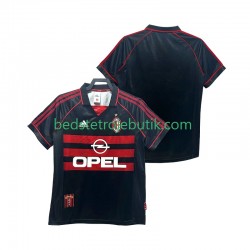 AC Milan Retro Mænd 3. Valg Fodboldtrøje 1999 1998 Kortærmet