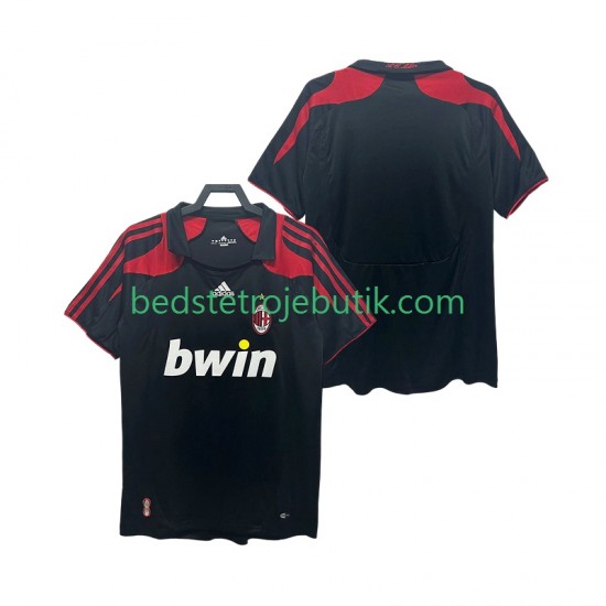 AC Milan 2007 Retro Mænd 3. Valg Fodboldtrøje 2008 Kortærmet