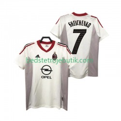 AC Milan SHEVCHENKO 7 2005 Retro Mænd Udebane Fodboldtrøje 2004 Kortærmet