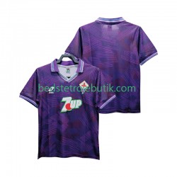 Fiorentina 1992 1993 Retro Mænd Hjemmebane Fodboldtrøje Kortærmet