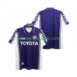 Fiorentina 2000 Retro Mænd Hjemmebane Fodboldtrøje 1999 Kortærmet