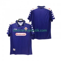 Fiorentina Retro Mænd Hjemmebane Fodboldtrøje 1999 1998 Kortærmet