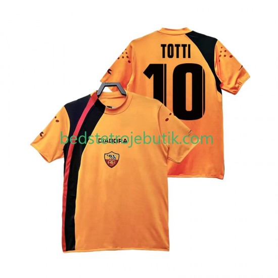 AS Roma TOTTI 10 2005 Retro Mænd Hjemmebane Fodboldtrøje 2006 Kortærmet