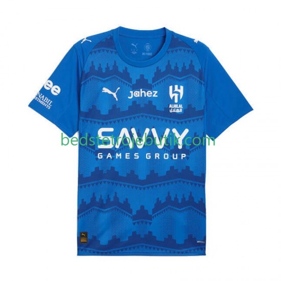 Al Hilal Mænd Hjemmebane Fodboldtrøje 2025-2026 Kortærmet