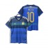 Argentina Lionel Messi 10 2014 Retro Mænd Udebane Fodboldtrøje Kortærmet