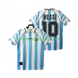 Argentina Lionel Messi 10 1996 1997 Retro Mænd Hjemmebane Fodboldtrøje Kortærmet