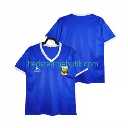 Argentina 1986 Retro Mænd Udebane Fodboldtrøje Kortærmet
