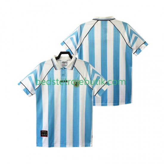 Argentina 1996 1997 Retro Mænd Hjemmebane Fodboldtrøje Kortærmet