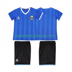 Argentina 1986 Retro Børn Udebane Fodboldtrøje Kortærmet