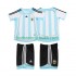 Argentina 2007 Retro Børn Hjemmebane Fodboldtrøje 2006 Kortærmet